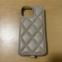 Elegante iPhone15ケース 手帳型 ミラー付き