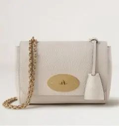 Mulberry Lily ショルダーバッグ　チョーク ヘビー グレイン レザーのサムネイル