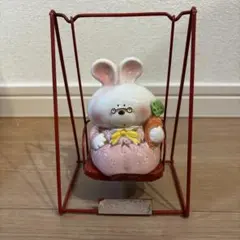 昭和レトロ 秋田銀行 うさぎちゃん ソフビ製 貯金箱 非売品 ノベルティ