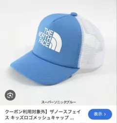 THE NORTH FACE メッシュキャップ 青