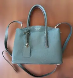 Kate Spade カーキショルダーバッグ
