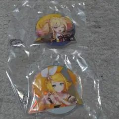 レオニ 鏡音リン グリッター缶バッジ プロジェクトセカイ プロセカ