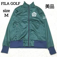 FILA GOLF フィラゴルフ ナイロンジャケット ボンディング フルジップ