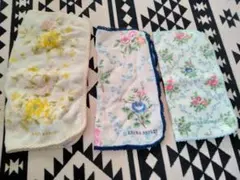 ローラアシュレイ　ハンカチ　3枚セット