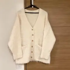 新品タグ付き✨【バビロン】カーディガン アイボリー 定価42,900円 ウール 2025年最新】BABYLONE レディース カーディガン・ボレロ・アンサンブル