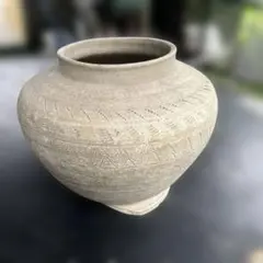 古民具 陶器製 甕 壺 縄巻き 骨董品 | Mercari