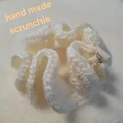 hand made シュシュ☆ホワイト