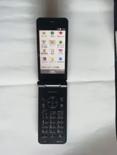 6216【中古美品・SIMフリー】SH-01Jブルーブラックドコモ4Gガラホのサムネイル