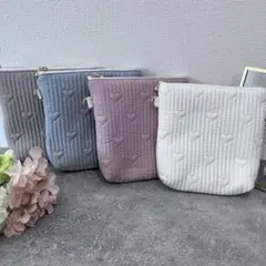 ハートヌビ　まちつき保冷ポーチ