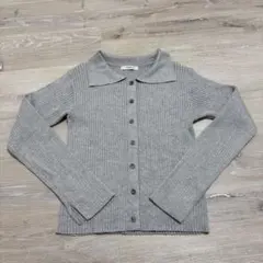 襟付きニット 長袖