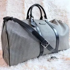 美品✨RALPH LAUREN 2way PVC ボストンバッグ 千鳥格子 旅行