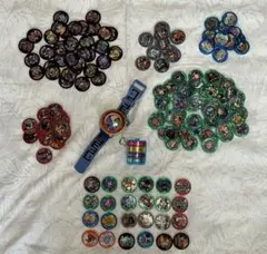 DX妖怪ウォッチ零式 JUNK品本体 メダルケース 妖怪メダル152枚セット