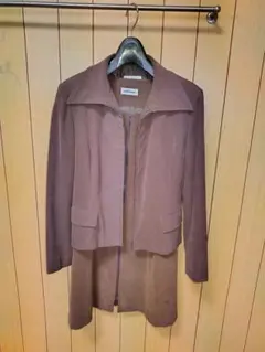 ブラウン ジップアップジャケット