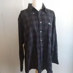 BURBERRY　londonバーバリー ロンドン黒と紫のチェック柄