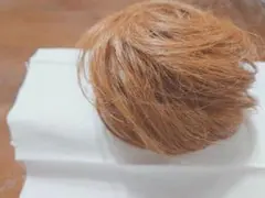 ヘアアレンジ用 ウィッグ お団子 ライトブラウンのサムネイル