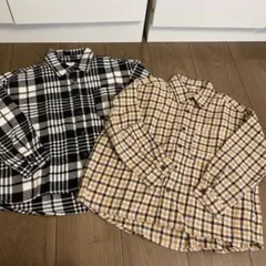 devirock 120cm チェックシャツセット売り