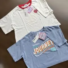 新品未使用☆LTXC コットン100% Tシャツ 2枚セット150cm