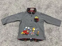 miki HOUSE 長袖カットソー グレー 90