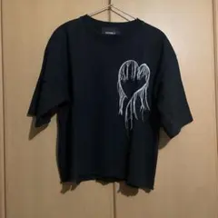 GRANCY ハートTシャツ ブラック M - メルカリ