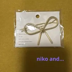 niko and... リボンピン ゴールドのサムネイル