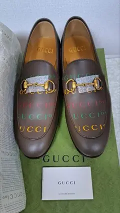 グッチ GUCCI 100周年記念モデル ホースビット　レザーローファー
