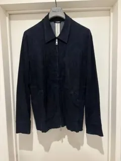 美品GIORGIO BRATOジョルジオブラットラムスエード襟付レザージャケット