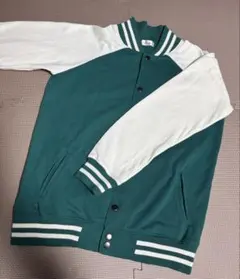 Belle スタジャン グリーン　ホワイト