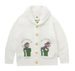 m*a様 【新品】【スーパーマリオ】【ユニセックス】ベビモコジャガードショールカ