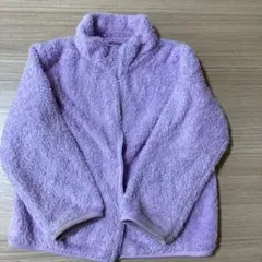 ユニクロ フリース 薄紫110