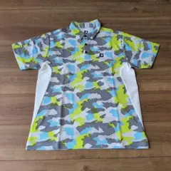新品未使用　FJ フットジョイ　ゴルフ カモフラージュ Mサイズ　ポロシャツのサムネイル