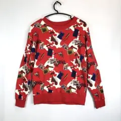 本日限定値下げ出品】 90sMICHIGAN RAG 総柄トレーナー XL - メルカリ