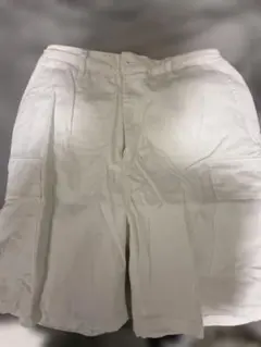 ホワイト カーゴショートパンツ M
