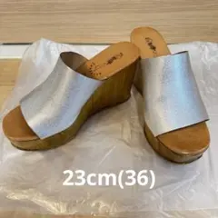 美品★ローズバッド　ウェッジソールサンダル　23cm
