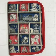 ❣️新柄❣️ユキエモン❣️ TOYナイトネイビーレッド❣️クッションマルチケース