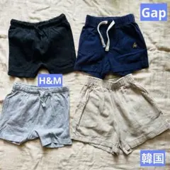 ベビーショートパンツ　4枚セット　gap H&M