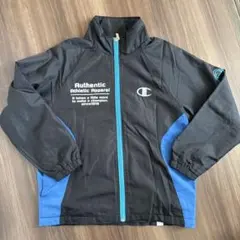Champion ジップアップジャケット 140サイズ 黒/青