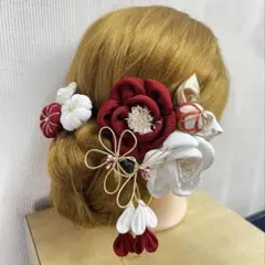 つまみ細工髪飾り　成人式和装☆547