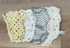 【UNIQLO】 ベビー　ボディスーツ　60〜80cm （4枚セット）