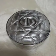 Dior クッションファンデーション ケース シルバー カナージュ 美品