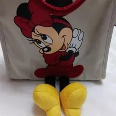 【Disney store】ミニー足ぶらぶら　ショルダーバッグ