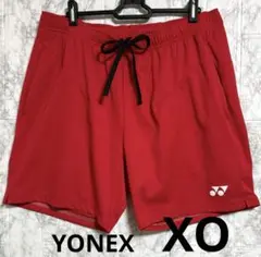 ♦︎美品♦︎ヨネックスYONEX 赤 ハーフパンツ　XO テニス　バドミントン