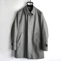 極美品 junmen ステンカラーコート ライナー付き