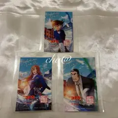 横浜バニラ 名探偵コナン コラボ ステッカー 萩原千速 横溝重悟 江戸川コナン