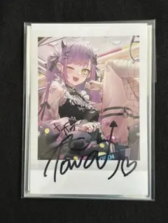 ホロライブ 常闇トワ 直筆サイン入りカード - メルカリ