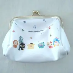 サンリオキャラクター がま口ポーチ ホワイト