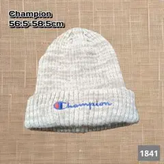 A-1841〈Champion〉 グレー ニット帽 56.5-58.5cm
