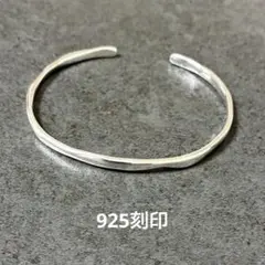 925刻印 シルバーバングル ブレスレット インディアン ヴィンテージ