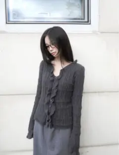 ZELENA 韓国 ニットカーディガン