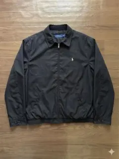 【美品 Lサイズ】ポロラルフローレン スイングトップ ブラック 裏チェック柄