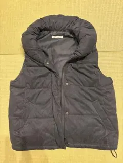 THE SHOP TK ダウンベスト 中綿ベスト M フード付きブラック